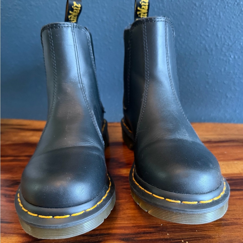 Dr. Martens Black Leather Chelsea Boots - Picture 2 of 6